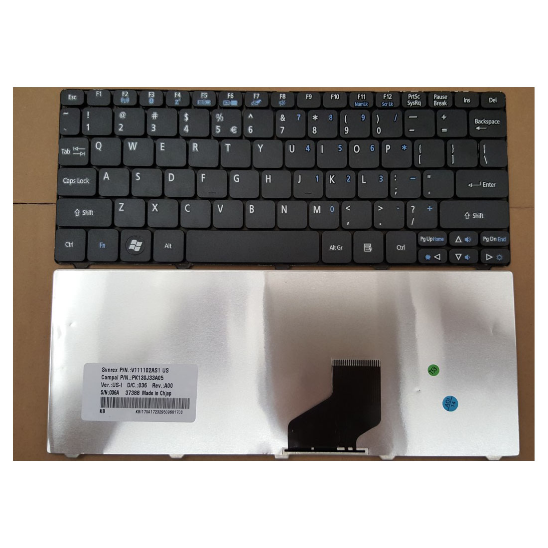 Laptop keyboards  ACER D255 D256 D257 D260 D270 EM350 N55C ZH9 ZE6 ONE 522 533 532G AO532h 532H 521 AO522