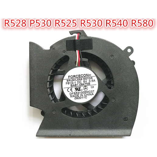  SAMSUNG R530 P530 R523 R525 R528 R538 R540 R580 RV508 laptop cpu cooling fan cooler