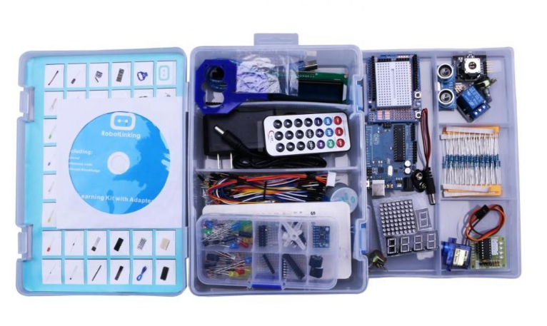 Robotlinking UNO Project The Most Complete Starter Kit for Arduin0 Mega2560 UNO with Tutorial/Power Supply/Servo Stepper Motor