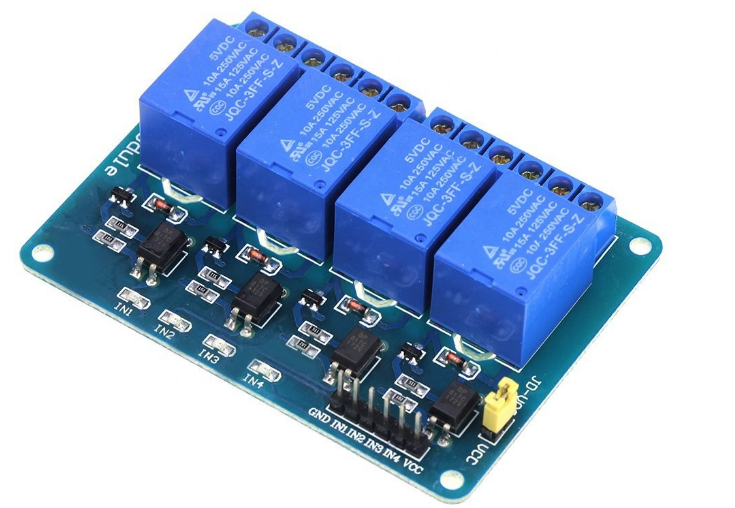 DC5V 4 Channels Relay Module with Optocoupler Relay Output 4 way Relay Module for arduino Raspberry