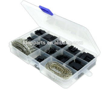 620Pcs Dupont Connector 2.54mm Dupont Cable Jumper Wire Pin Header Housing Kit Male Crimp Pins Female Pin Terminal Connector