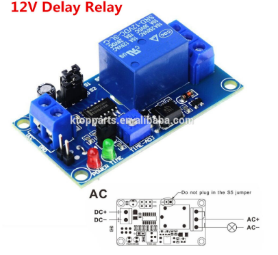 Delay Relay Delay Turn On  Delay Turn off Switch Module with Timer DC 12V